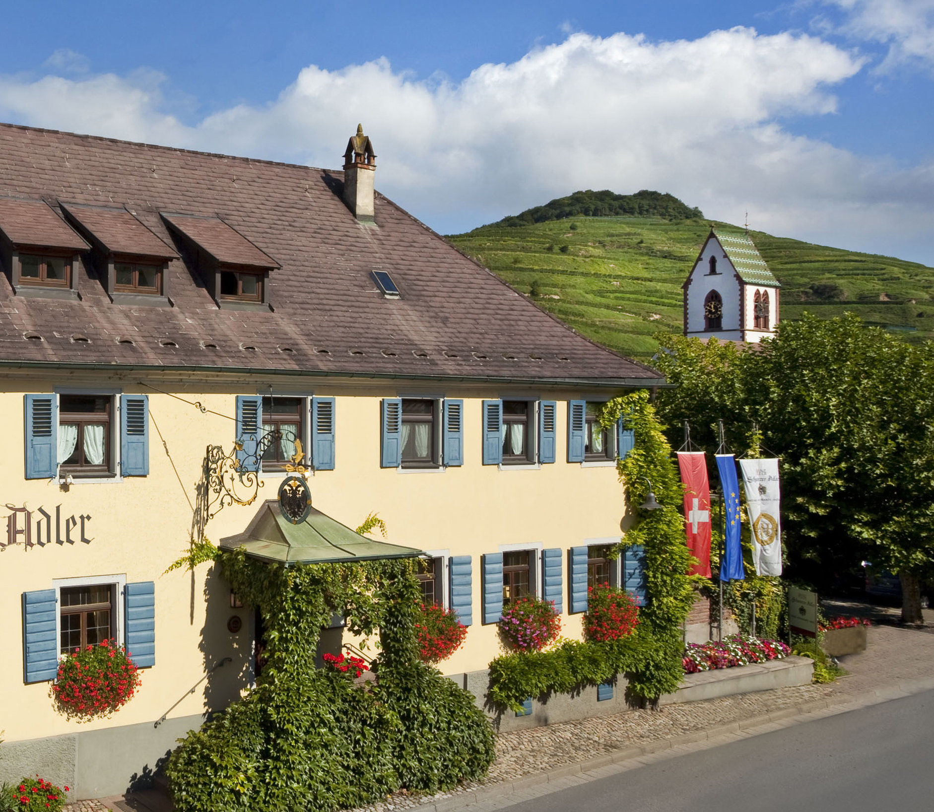 Schwarzer Adler Hotel Vogtsburg Exterior foto